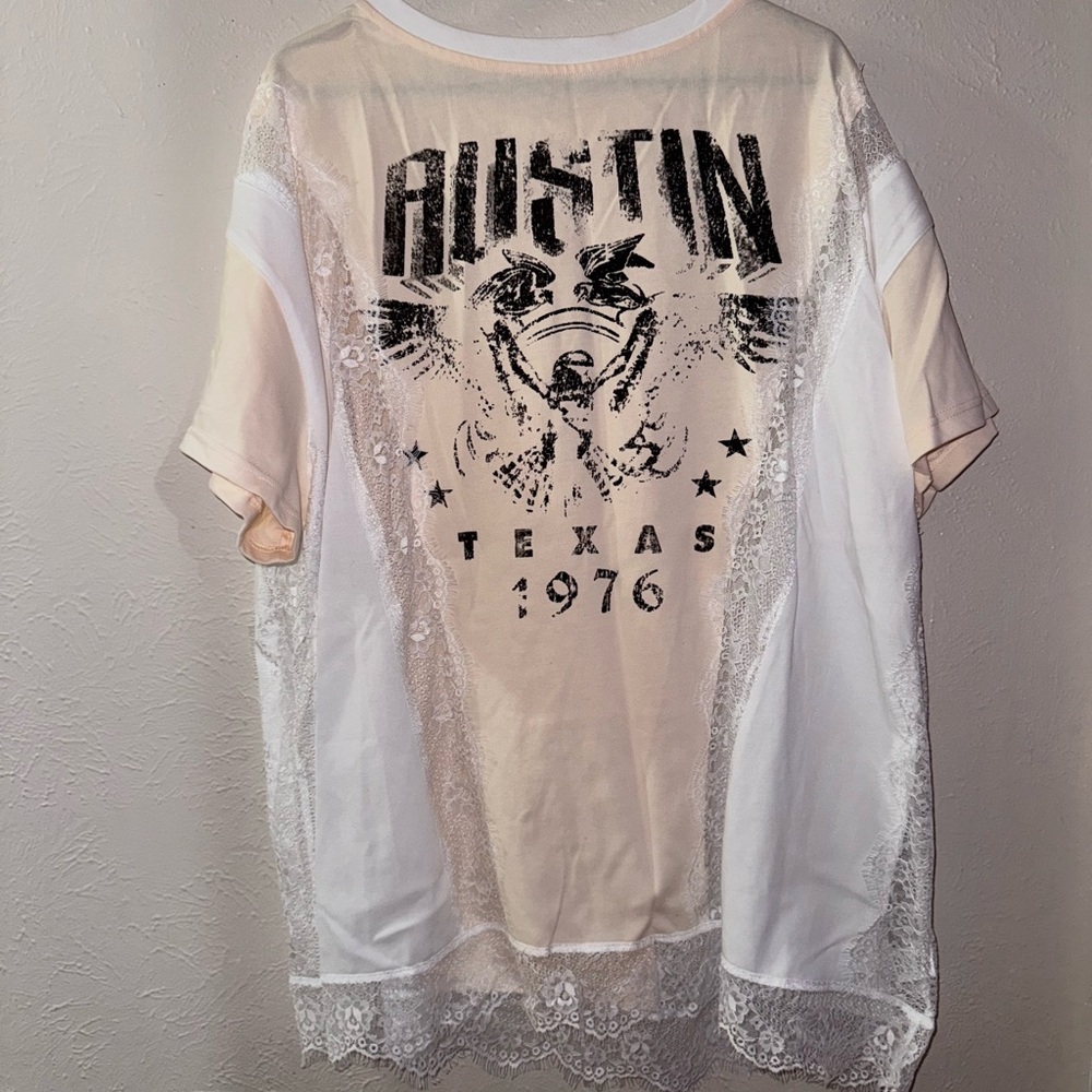 Velvet Cream and White Graphic Dress